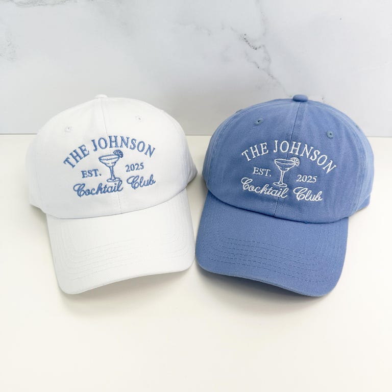 Custom Embroidered Bachelorette Hat, Personalized Cap, Bridesmaid Gift, Gift For Bride, Bachelorette Party, Bridal Party Gift
