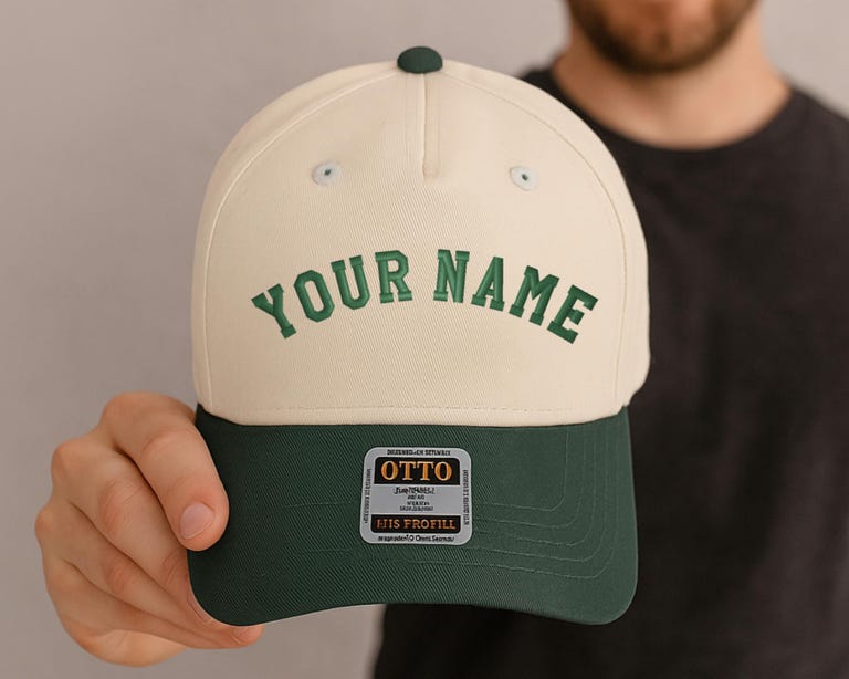 Custom Embroidered Hat, Personalized Baseball Cap with Text, Custom Name Hat β Monogram Gift β Adjustable Dad Hat β Custom Cap for Men/Women
